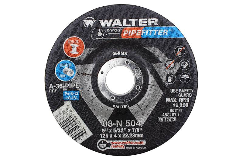 Walter 5" x 5/32" A36 Pipefitter Disc