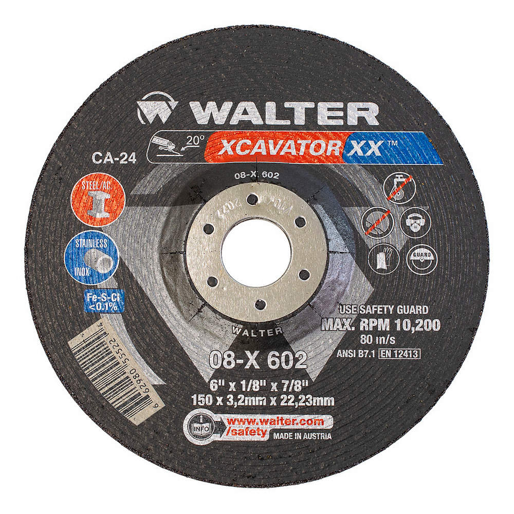 WALTER 6''x 1/8'' x 7/8'' XCAVATOR XX