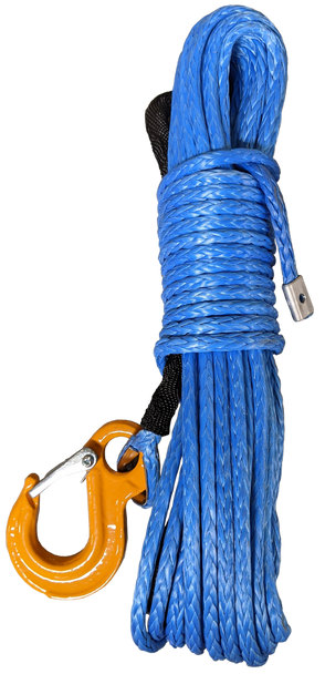 Rope Dyneema 12-Strand 1/4" x 50ft ATV Winch Rope TE/Hook OE