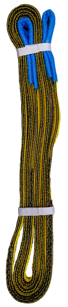 Web Sling, 2 Ply, 1" x 10' Type 3 Polyester WLL 3,100lbs