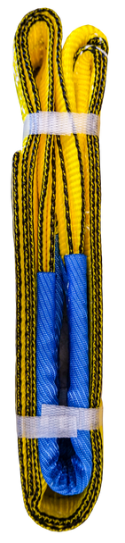 Web Sling, 2 Ply, 2" x 4' Type 3 Polyester WLL 6,200lbs