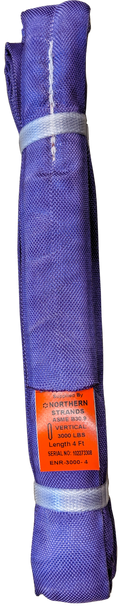 Round Sling Polyester Purple 3,000lb x 4'