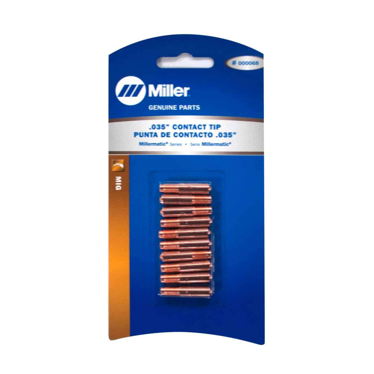 Miller M-Series contact tip, .035" (10 pack)