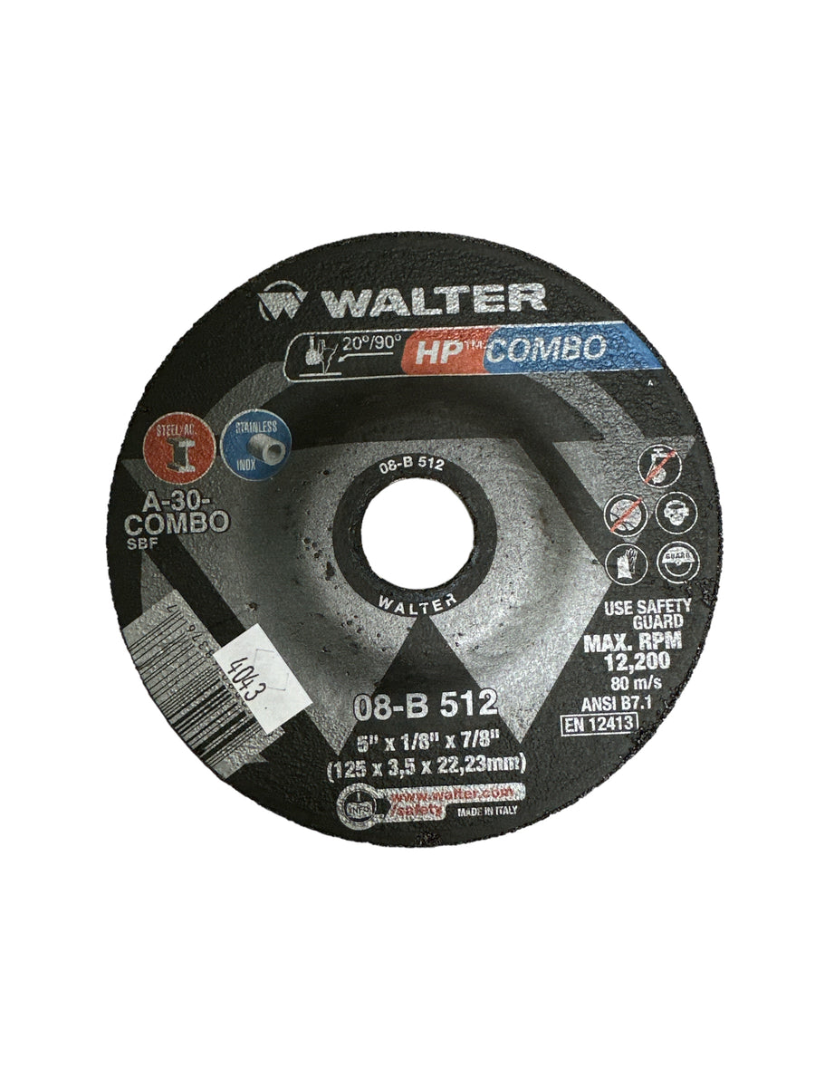 WALTER 5 x 1/8 x 7/8 HP Combo Wheel