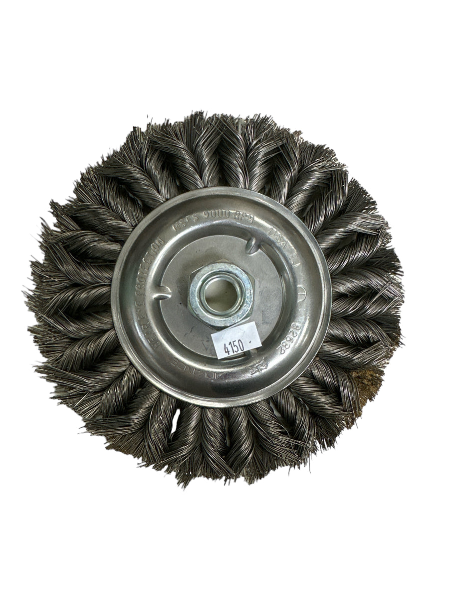 Twist Knot Wire Wheel MS 6" x 5/8" -11