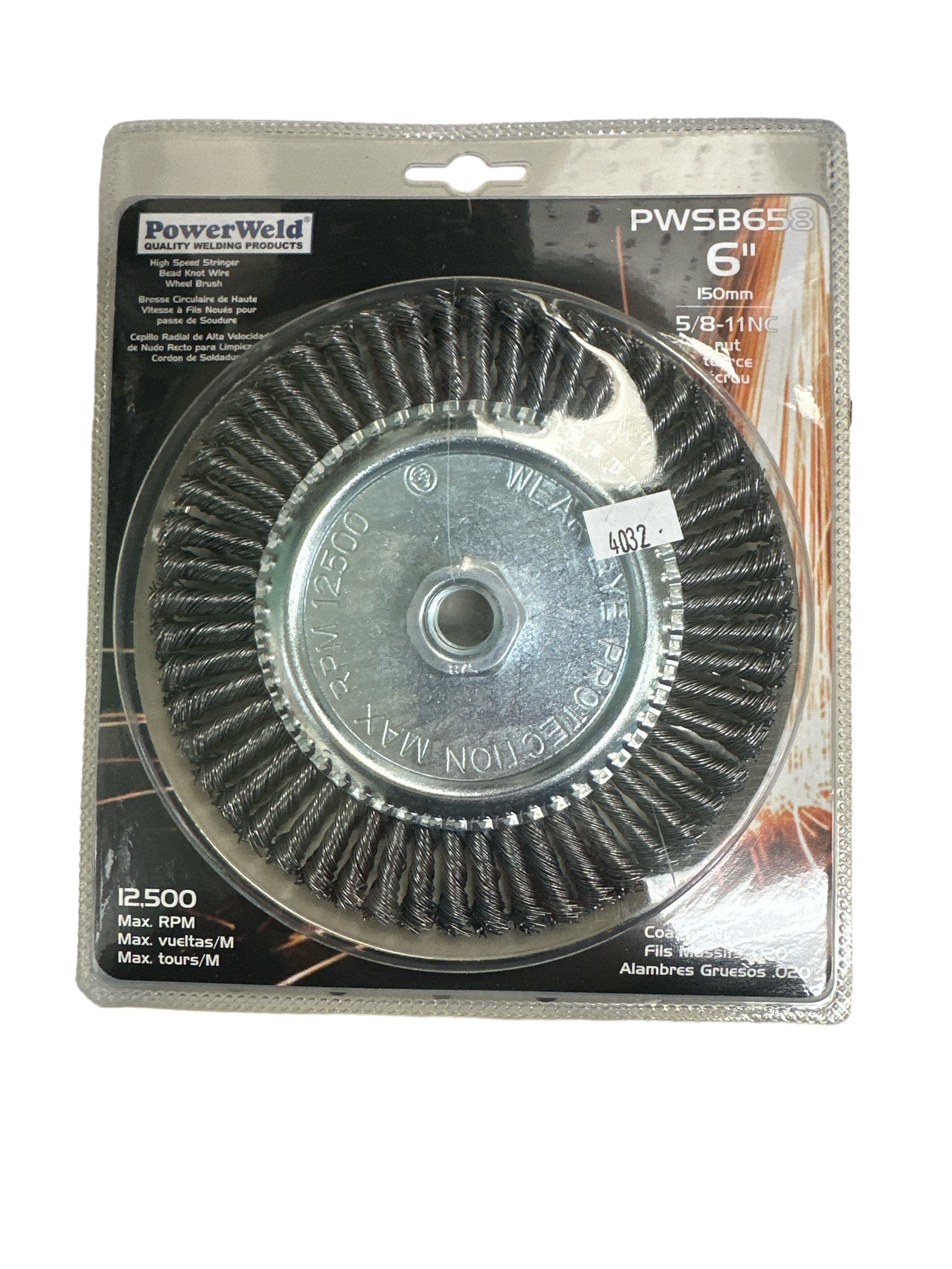 POWERWELD 6” High Speed Stringer Wheel