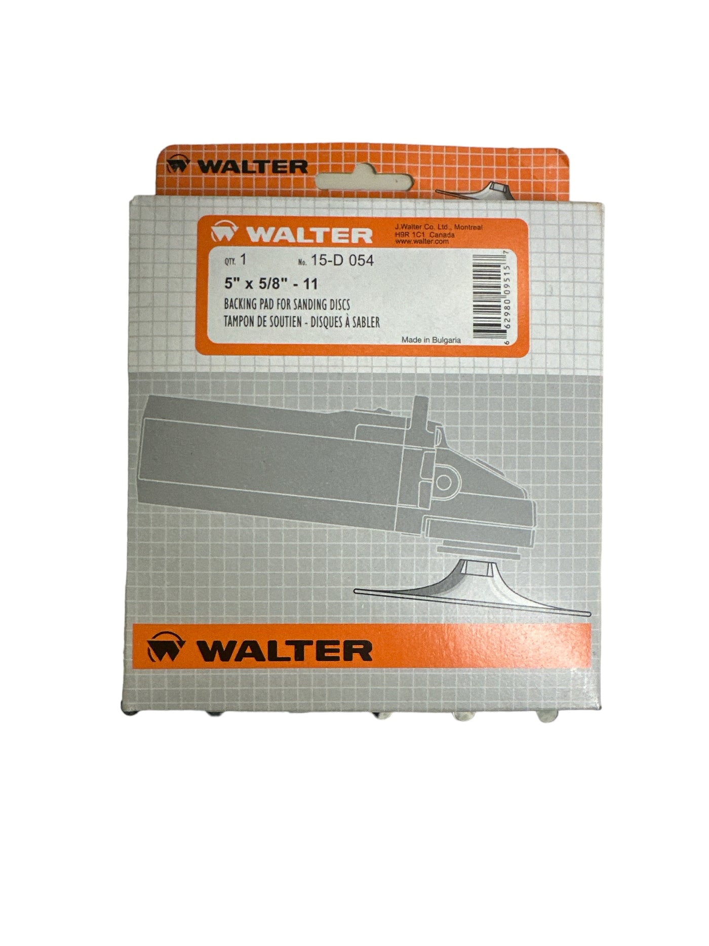 Walter Backing Pad 5/8-11 in. For 5 in.