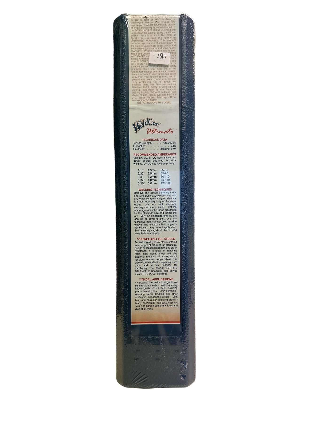 WeldCor Ultimate SMAW, 3/32" PER POUND