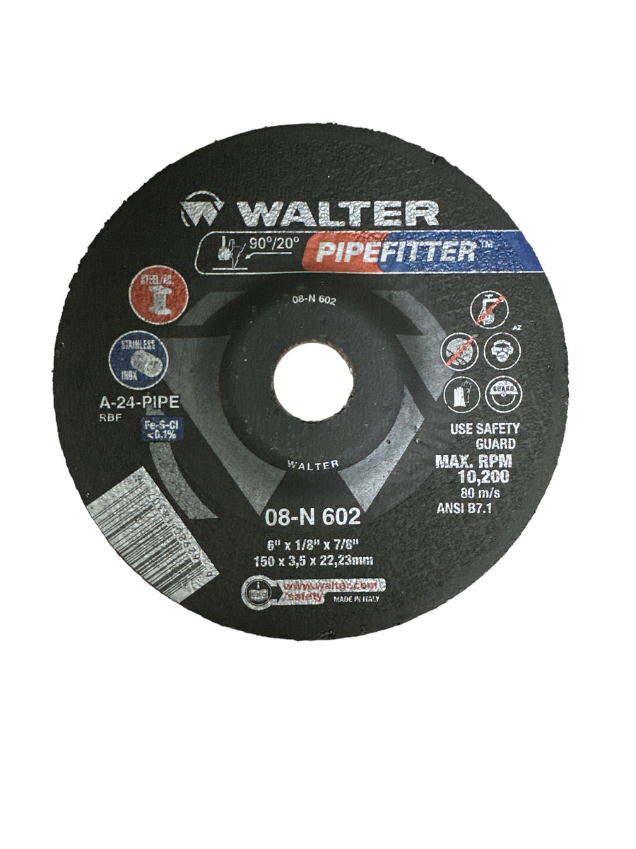 Walter 6 X 1/8" Pipefitter Combo Wheel