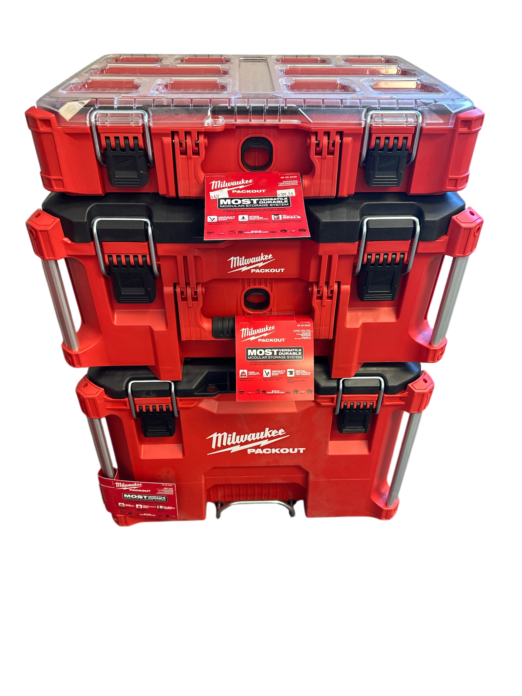 Milwaukee® Packout™ Storage System - 3-Piece Kit