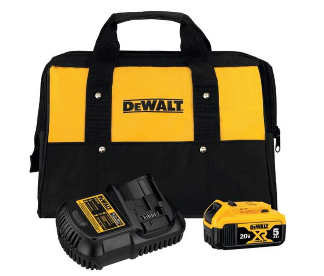 DeWALT 20V Starter Kit (5.0 Ah Battery)