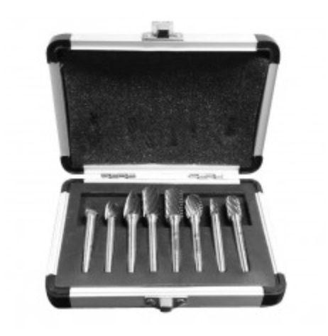 Platinum Carbide Burr 8 pc 3/8" Bit Set