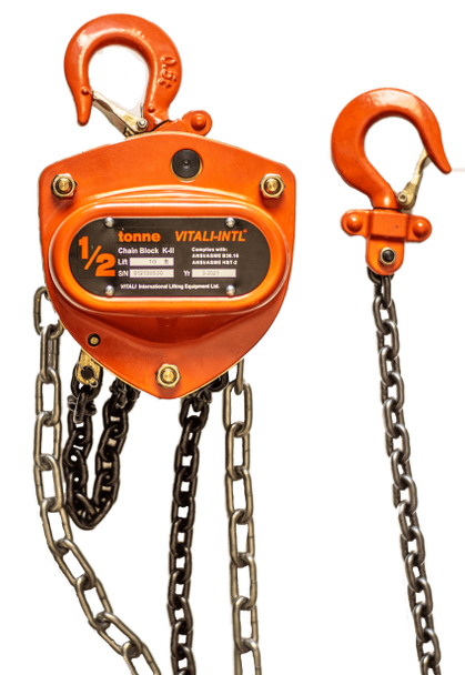 Chain Hoist Vitali-INTL .5 Tonne 20 FT x 1 Fall